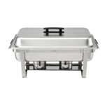 5-Star Chef Chafing Dish 9L 1-Pan Buffet Warmer Food Warmer Catering Server - Image 3