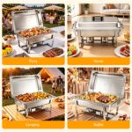 5-Star Chef Chafing Dish 9L 1-Pan Buffet Warmer Food Warmer Catering Server - Image 10
