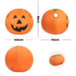 Inflatable Costume Pumpkin Fancy Dress Halloween Party Suit Orange One Size - Image 2