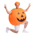 Inflatable Costume Pumpkin Fancy Dress Halloween Party Suit Orange One Size - Image 3
