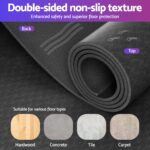 Everfit Exercise Equipment Mat Treadmill Floor Rug Home Gym Fitness Yoga 1.5M - Image 4