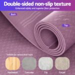 Everfit Exercise Equipment Mat 1.8M Treadmill Floor Rug Home Gym Fitness Purple - Image 4