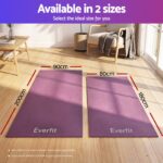 Everfit Exercise Equipment Mat 1.8M Treadmill Floor Rug Home Gym Fitness Purple - Image 8