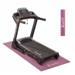 Everfit Exercise Equipment Mat 2M Treadmill Floor Rug Home Gym Fitness Purple
