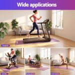 Everfit Exercise Equipment Mat 2M Treadmill Floor Rug Home Gym Fitness Purple - Image 7
