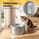 i.Pet 3.2L Cat Water Fountain Pet Feeder Dog Drinking Dispenser 304 Stainless Steel - Image 7