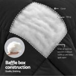 Giselle 200GSM Bamboo Microfibre Double Quilt Lightweight All Season Doona Duvet - Image 4
