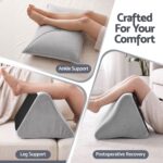Giselle Bedding Back Pillow for Sitting in Bed, No-Collapse 25D High-Density Base, Ergonomic Lumbar Support Pillow for Gaming, Nursing & Floor Tatami, 90% Shredded Sponge Cushion with Washable Velvet Cover - Image 5