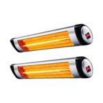 Devanti 2PCS Electric Radiant Strip Heater Outdoor Indoor Patio Infrared Heaters 2000W - Image 7