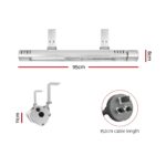 Devanti 2PCS Electric Strip Heater Radiant Infrared Heaters Remote Control 3000W - Image 2