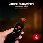 Devanti 2PCS Electric Strip Heater Radiant Infrared Heaters Remote Control 3000W - Image 7