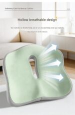Ergonomic Seat Cushion Backrest Comfortable Seating Office Chair Cushion Lumbar - Gray - Size 01 - Image 7