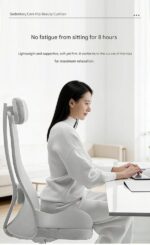Ergonomic Seat Cushion Backrest Comfortable Seating Office Chair Cushion Lumbar - Gray - Size 01 - Image 8