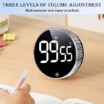 Digital Timer with Magnet and LED Display, Compatible with Kitchen Appliances - Image 3