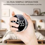 Digital Timer with Magnet and LED Display, Compatible with Kitchen Appliances - Image 5
