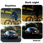 50 Pcs Reflective Safety Stickers, Waterproof PET Warning Decals for Cars Bikes, 5 Colors - Image 4