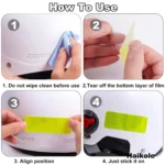 50 Pcs Reflective Safety Stickers, Waterproof PET Warning Decals for Cars Bikes, 5 Colors - Image 7