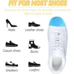 Shoe Toe Filler Inserts, Soft PU Foam Cushions for Loose Shoes, Blue Large 1-2 Sizes Bigger - Image 4