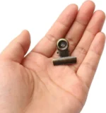 100 Pack Mini Bulldog Clips, Bronze Stainless Spring Clips with Hanging Hole, 0.87 Inch - Image 4