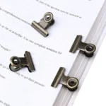 100 Pack Mini Bulldog Clips, Bronze Stainless Spring Clips with Hanging Hole, 0.87 Inch - Image 6