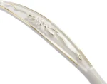 3 Pack Floral Cabinet Pull Handles, Solid Zinc Alloy Hardware, 5.04 In Hole Distance, Gold Ivory - Image 2
