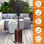 Patio Heater Top Cover, 420D Waterproof Oxford Outdoor Heater Head Cover, Black 34 Inch - Image 5