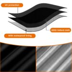 Patio Heater Top Cover, 420D Waterproof Oxford Outdoor Heater Head Cover, Black 34 Inch - Image 6