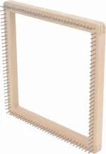 Square Wooden Knitting Loom Board, Beech Wood with Stainless Hooks for Blankets Scarves, 30 x 30cm - Image 8