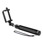 Universal Laser Selfie Stick with Wired Control Cable, Portable Handheld Selfie Stick with Built-in Control Line for All Smartphones