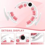 Pink leg massage roller clip, calf muscle relaxation and shaping tool, yoga fitness leg trainer, slimming leg muscle relaxer. - Image 3