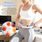 Blue leg massage roller clip, calf muscle relaxation and shaping tool, yoga fitness leg trainer, leg muscle relaxation and slimming device. - Image 4