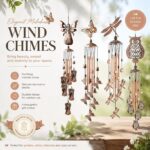 Antique Hollow Metal Elephant Wind Chime, Iron Craft Wind Bell Hanging Decor For Patio, Charming Outdoor Present - Image 3