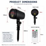 Outdoor Waterproof Red Green Laser Projector Light, Multi Pattern Christmas Halloween Yard Lamp, Nice Holiday Gift - Image 5