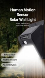 Solar Triangular Wall Light, Single Side 20 LED, Light Control Function, Waterproof Human Sensor Outdoor Lamp, Perfect Yard Lighting Gift - Image 2