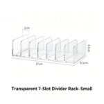 7 Grid Eyeshadow Storage Rack, Small Size Clear Acrylic Makeup Organiser