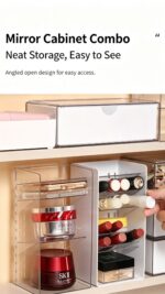 7 Grid Eyeshadow Storage Rack, Small Size Clear Acrylic Makeup Organiser - Image 5