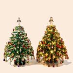 DIY Beaded Christmas Tree Kit, Autumn Glow Style with LED Light Strings, Year-round Home Decor, Leisure Handcraft Activity, Enjoy Gentle Romantic Ambience - Image 5
