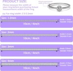 Ring Size Adjuster Kit 41-Pack - Ring Sizer Tool with Measuring Gauge - Resizer Spiral for Loose Rings - Stainless Steel Polishing Cloth - Image 4