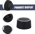 2 PCS Car Audio Adjustment Knobs, Rear Radio Volume Control Knob, Audio System Repair Kit OEM# 22912547, Compatible with Chevy Tahoe Silverado GMC Acadia Sierra Yukon Escalade (Black) - Image 4