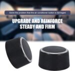 2 PCS Car Audio Adjustment Knobs, Rear Radio Volume Control Knob, Audio System Repair Kit OEM# 22912547, Compatible with Chevy Tahoe Silverado GMC Acadia Sierra Yukon Escalade (Black) - Image 5