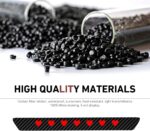 Car Third Brake Light Decal, Cute Hollow Out Love High Mount Stop Light Sticker, Waterproof Self-adhesive Taillight Overlay, Universal Decorative Part for Car SUV Truck (Carbon Fiber Black) - Image 5