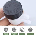 Motorcycle Brake Oil Reservoir, Rear Brake Master Cylinder Oil Cup, Anti-leakage Clutch Tank Reservoir, Universal for Motocross Motorcycle Street Bike ATV 4 Wheel Beach Kart (White & Black) - Image 4