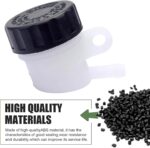 Motorcycle Brake Oil Reservoir, Rear Brake Master Cylinder Oil Cup, Anti-leakage Clutch Tank Reservoir, Universal for Motocross Motorcycle Street Bike ATV 4 Wheel Beach Kart (White & Black) - Image 5
