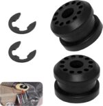 2 PCS Car Transfer Case Shifter Linkage Bushings, Cushion Shock Stabilizing Shifter Bushing, Repair Replacement Accessory OEM# 68078974AA 68078975AA, Compatible with Dodge Ram 2500 (Black) - Image 2