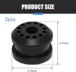 2 PCS Car Transfer Case Shifter Linkage Bushings, Cushion Shock Stabilizing Shifter Bushing, Repair Replacement Accessory OEM# 68078974AA 68078975AA, Compatible with Dodge Ram 2500 (Black) - Image 3