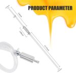2 PCS Motorcycle Brake Bleeders, One-way Non-return Check Valve and Leak Prevent Fuel Line, Clutch Hydraulic Oil Drain Tool, Universal for Brake Bleeding Hydraulic Clutch Systems (Silver) - Image 3