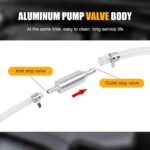 2 PCS Motorcycle Brake Bleeders, One-way Non-return Check Valve and Leak Prevent Fuel Line, Clutch Hydraulic Oil Drain Tool, Universal for Brake Bleeding Hydraulic Clutch Systems (Silver) - Image 5