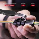 Car Terminal Disconnect Plier, Dual-head Connector Removal Tool, Anti-rust Anti-slip Plug Terminal Separator, Portable Tool for Most Cars Trucks SUVs (Black) - Image 7