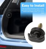 4 PCS Car Cargo Net Hooks, Multi-functional Vertical & Horizontal Trunk Organizer Hook, Rust-proof Screw-in Tie-down Fastener, Portable Storage Net Clip for Most Cars SUVs Trucks (Black) - Image 6