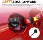 Car Fuel Cap, Leak-proof Anti-loss Rotary Fuel Tank Cover with Clear Marking, OEM# 15763227 GT231, Compatible with Chevy Avalanche Silverado Suburban Tahoe GMC Sierra Yukon Escalade (Black) - Image 6